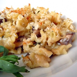 Mushroom-Herb Macaroni & Cheese