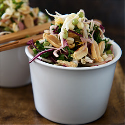 Curly Kale and Mung Bean Slaw