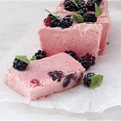 Plum Ice Cream Slice