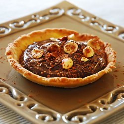Chocolate and caramel tartlets