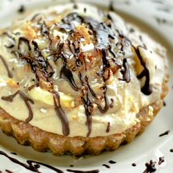 Super Healthy Banana Cream Tart