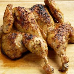 Roasted Chicken with Mustard Crust