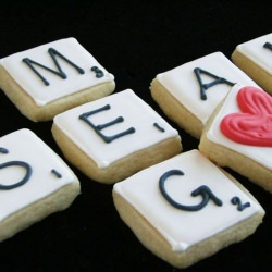 *SWEET* Scrabble Cookies