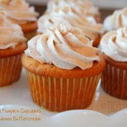 Vanilla Pumpkin Cupcakes