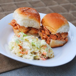 Pulled Chicken Slider Sandwiches