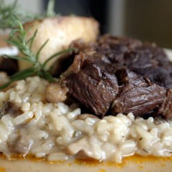 Port Braised Beef Shanks