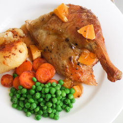 Duck a l’Orange & Roasted Potatoes