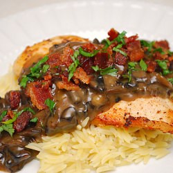 Chicken w/Mushroom & Balsamic Cream