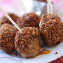 Deep-fried Meatballs with Dip