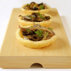 Onion and Olive Tartlets