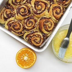 Nutella, Walnut & Orange Rolls