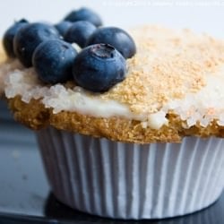 Blueberry Birthday Cupcakes
