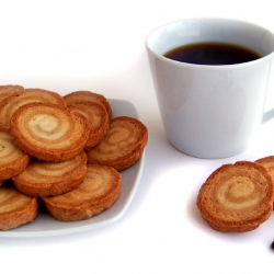 Coffee Vanilla Spiral Cookies