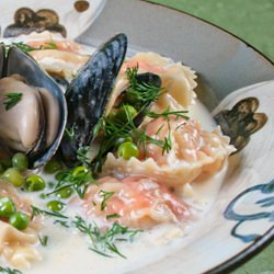 Smoked Sockeye Salmon Ravioli