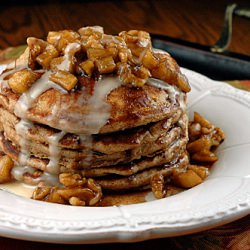 Cinnamon Roll Griddlecakes