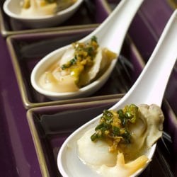 Abalone and Oyster Amuse