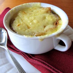 French Onion Soup and Salad