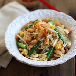Mung Bean Noodles with Crab
