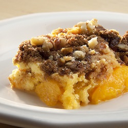 Easy Peach Crumble