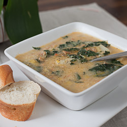Sausage, Potato, Kale Soup