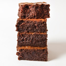 Silky Fudgy Bittersweet Brownies