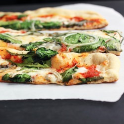 Spinach Bruschetta Pizza