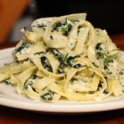Pasta with Spinach and Ricotta