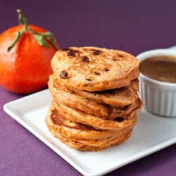 Orange Clove Pancakes with Coffee