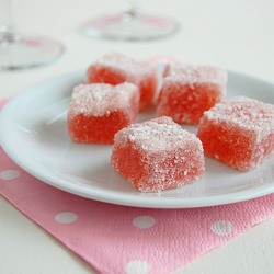 Sugared Strawberry Jubes