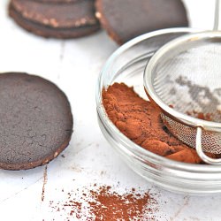 Cocoa Hazelnut Sandwich Cookies