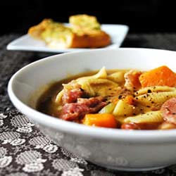 Mixed Beans and Ham Hock Soup