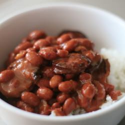 Slow-Cooker Pork and Beans