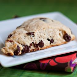 Dark Chocolate Chip Scones