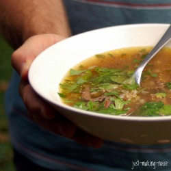 Nourishing Oxtail Farro Soup