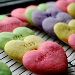 Conversation Heart Sugar Cookies