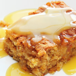 Whiskey Apple Pudding