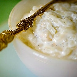 Vanilla Bean Jasmine Rice Pudding