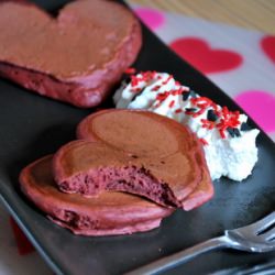 Red Velvet Pancakes