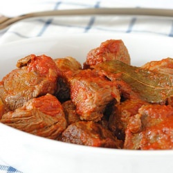 Veal Stew with Bay Leaves