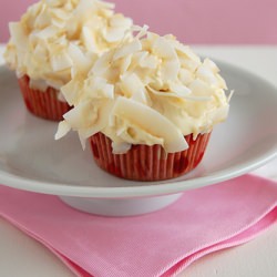 Coconut Cupcakes w/White Chocolate