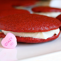 Red Velvet Whoopie Pies