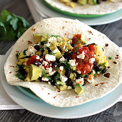 Black Bean Breakfast Burritos