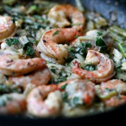 Roasted Garlic Lemon Shrimp