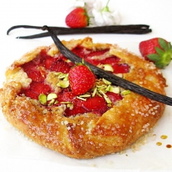 Strawberry Vanilla Galette