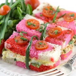 Beribboned Tea Sandwiches