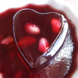 Jiggly Pomegranate Hearts