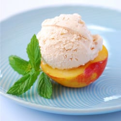 Nectarine Ice cream