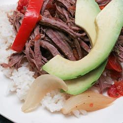 Cuban Braised Beef and Peppers