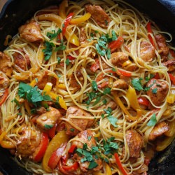 Creamy Fajita Pasta