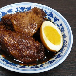 Soy Braised Chicken with Eggs